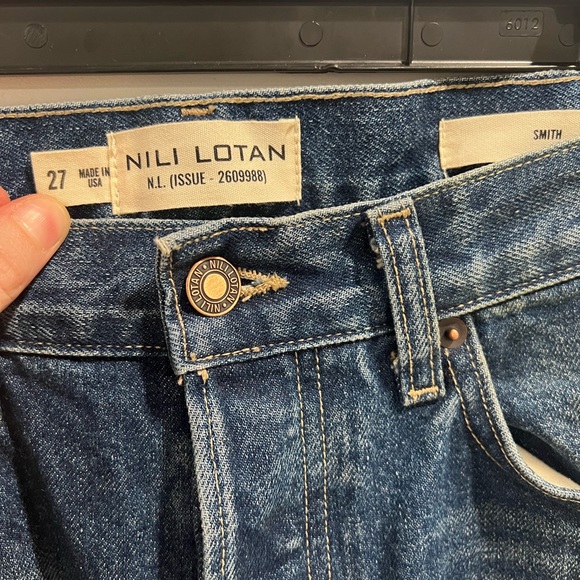 Nili Lotan Smith straight leg jeans in Debbie wash - Picture 5 of 8